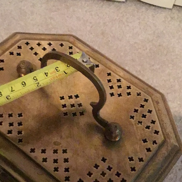 Vintage Brass Trinket Box - Picture 10 of 11